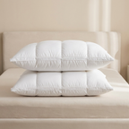 Goose Down Pillow Goose Down and Goose Feather Filling Breathable Standard Size