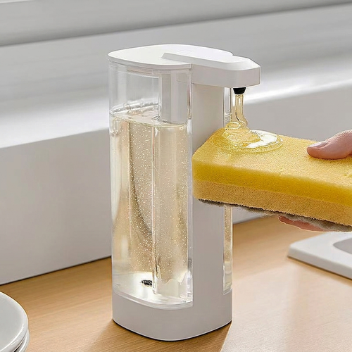 Automatic Soap Dispenser, 500ml Capacity, Rechargeable Battery, Wall-Mounted