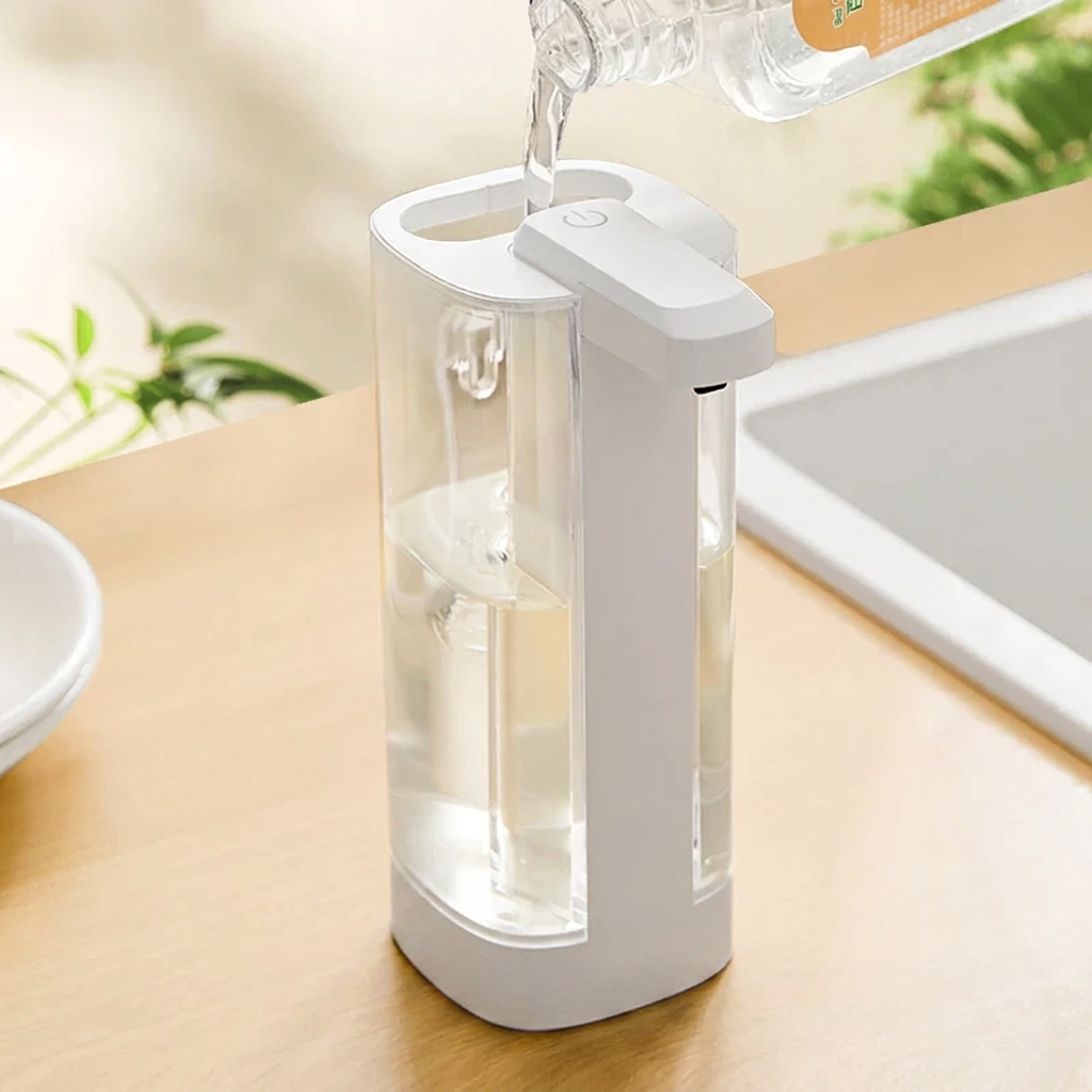 Automatic Soap Dispenser, 500ml Capacity, Rechargeable Battery, Wall-Mounted