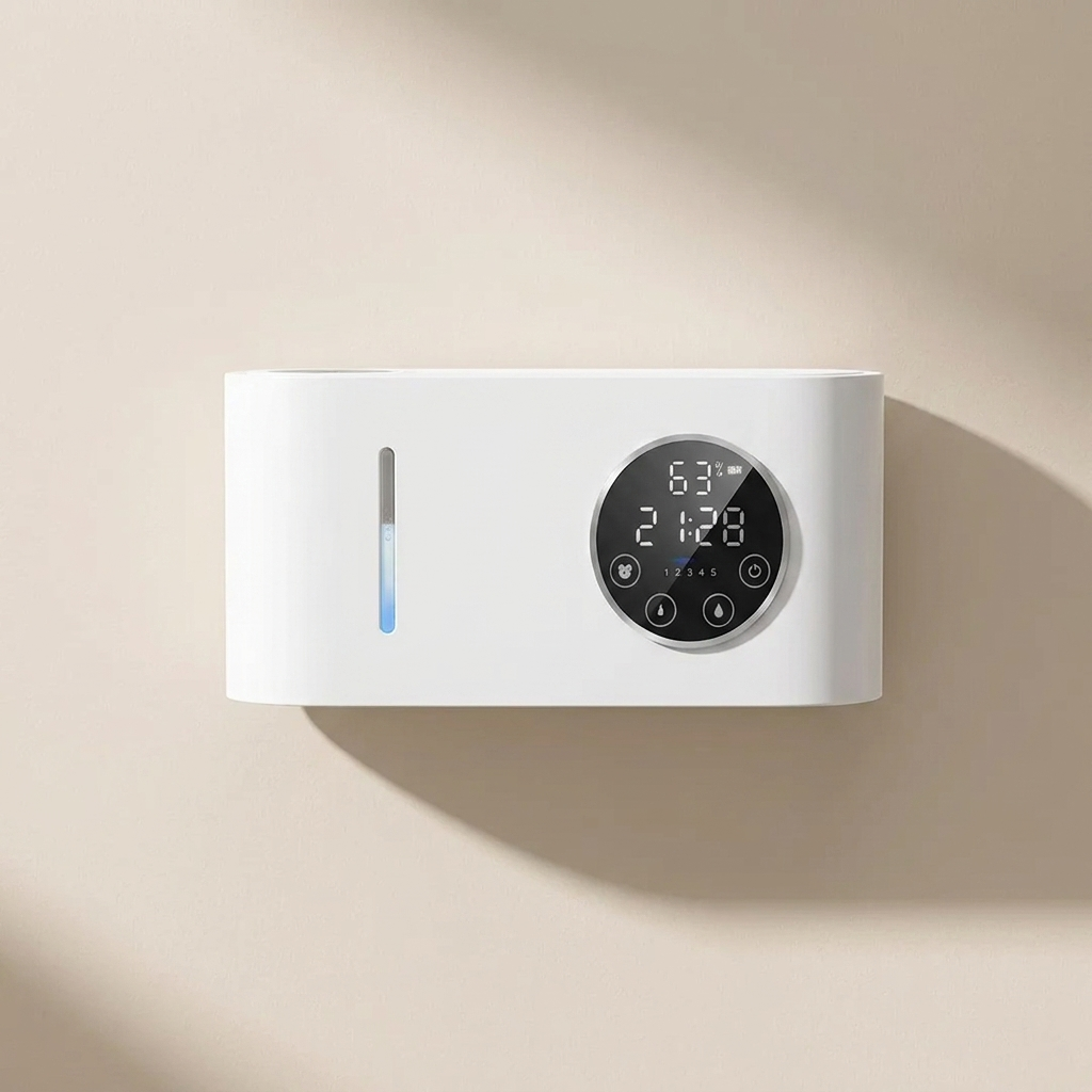 Automatic Soap Dispenser, 500ml Capacity, LED Display, Wall-Mounted