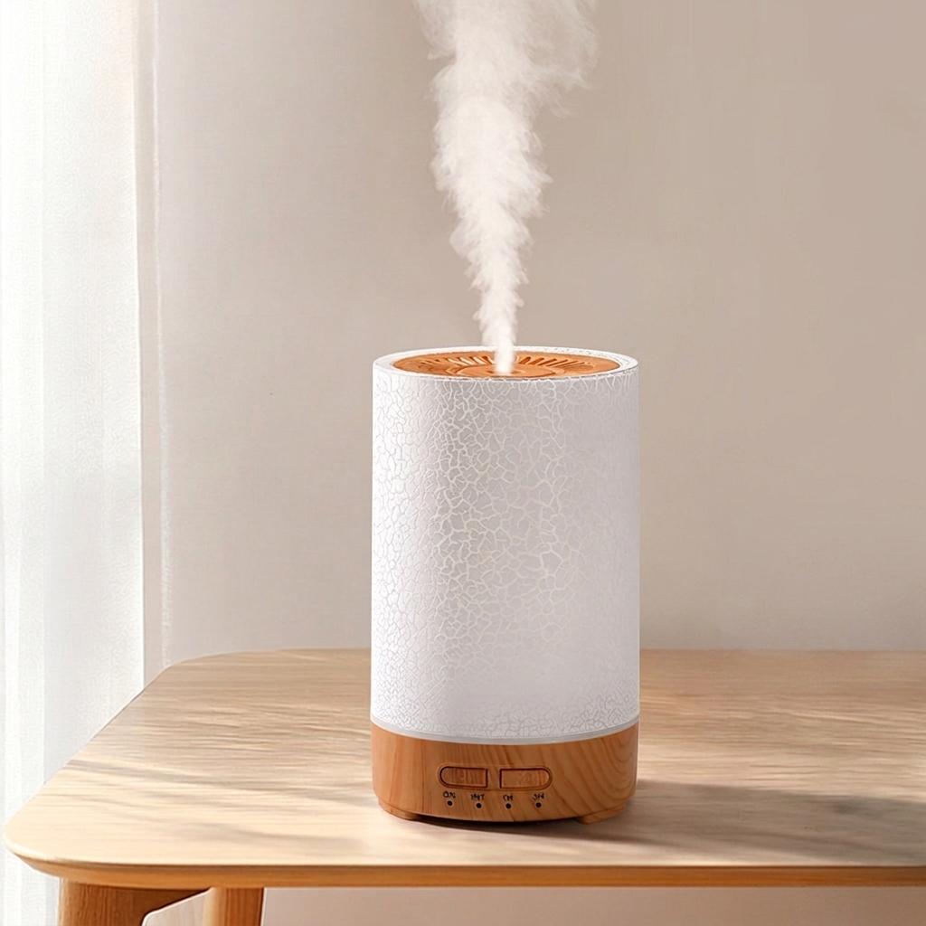 Ultrasonic Aroma Diffuser, 150ml Capacity, LED Light