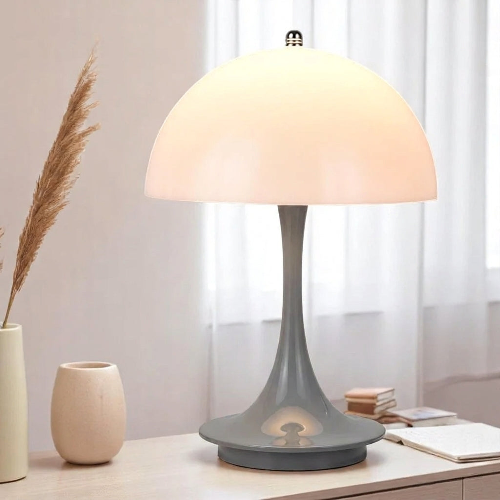 Wireless Mushroom Lamp – Scandinavian Design, Soft LED Light, Portable, Rechargeable