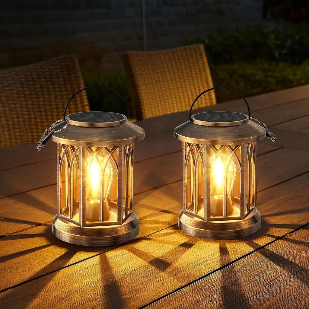 Solar Hanging Lantern, IP65 Waterproof, 800mAh Battery, LED Light