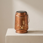 Solar Hanging Lantern, Metal Construction, IP65 Waterproof, LED Light
