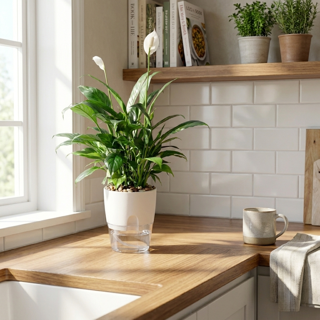 Self Watering Planter PP PET Material Plant Pot