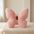 Kids Butterfly Cushion Plush Polyester Cotton Pillow Pink Purple