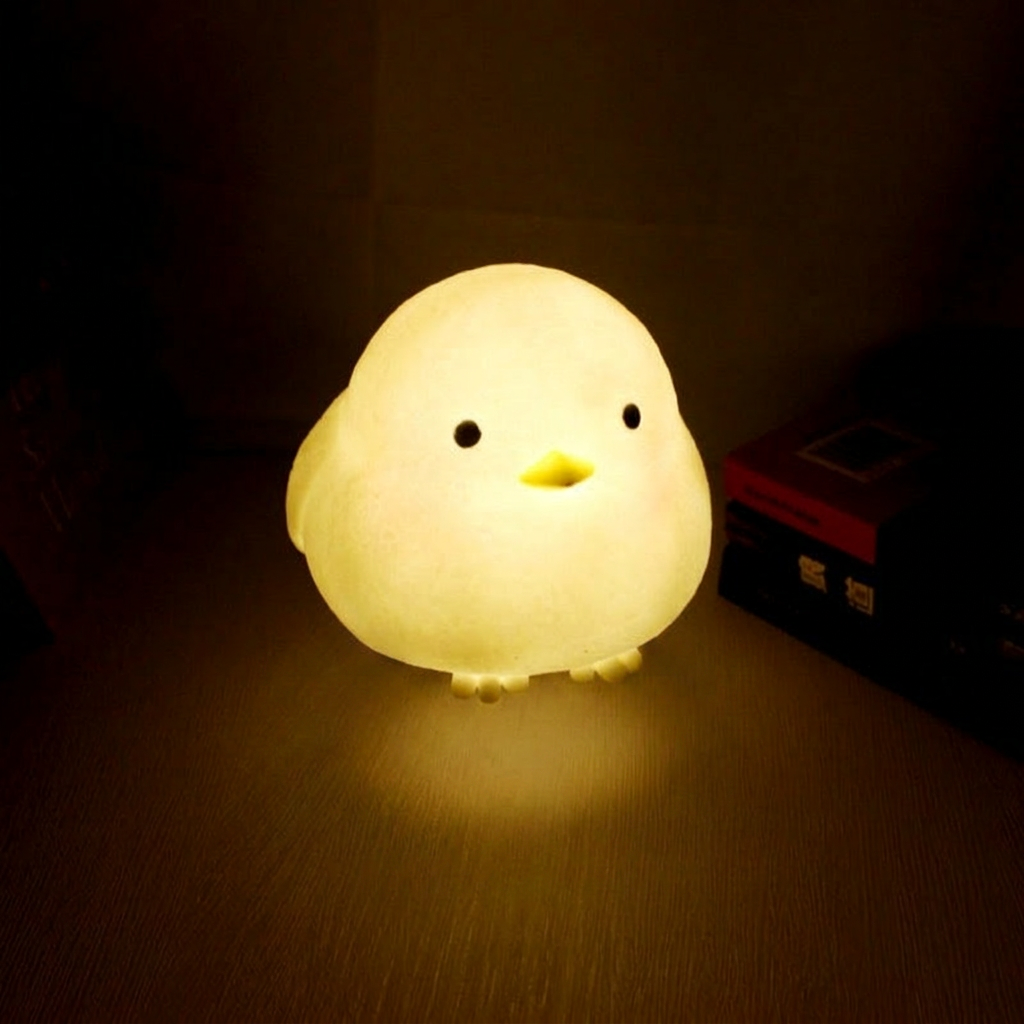 Animal Character LED Night Light, Portable, LED