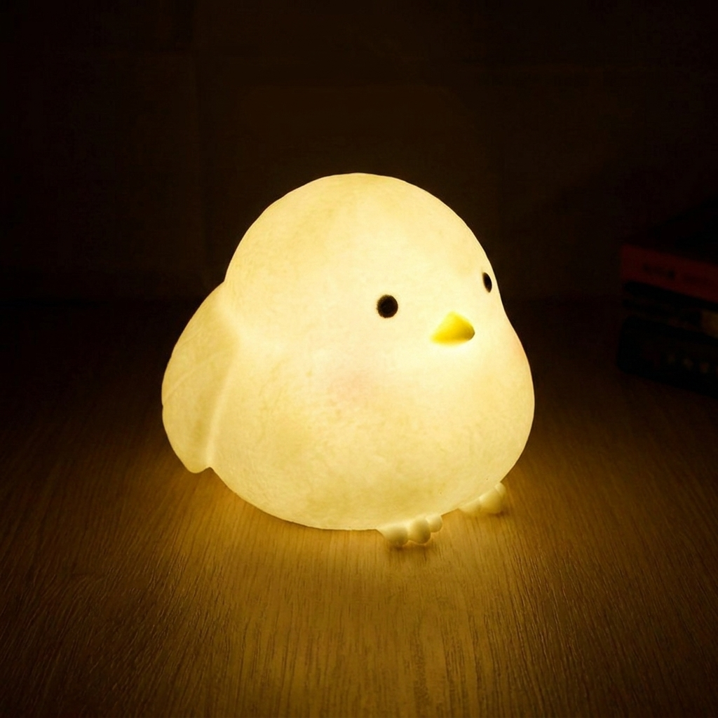 Animal Character LED Night Light, Portable, LED