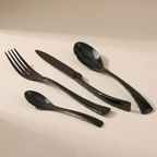 Dining Cutlery Set, Mirror Polished Finish, 4 Piece Set