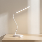 Desk Lamp USB Rechargeable Flexible Arm Dimmable LED Reading Light