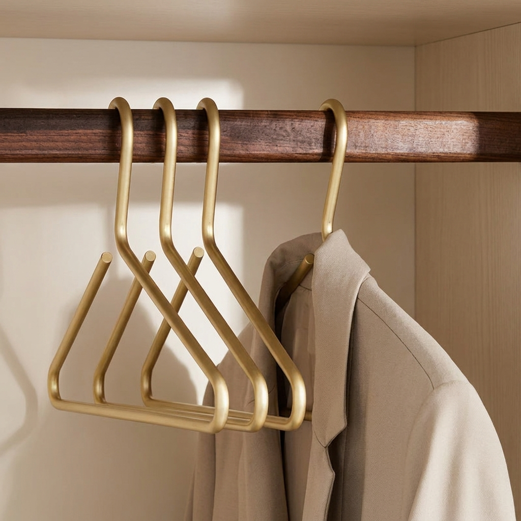 Clothes Hanger Plastic Non Slip Matte Finish Space Saving 5 Pack