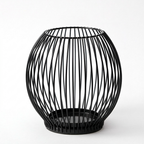 Candle Holder Geometric Wireframe Pillar Candle Stand