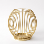 Candle Holder Geometric Wireframe Pillar Candle Stand