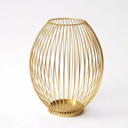 Candle Holder Geometric Wireframe Pillar Candle Stand