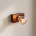 Wall Sconce, Exposed Bulb Design, E27 Base, Wall Mounted