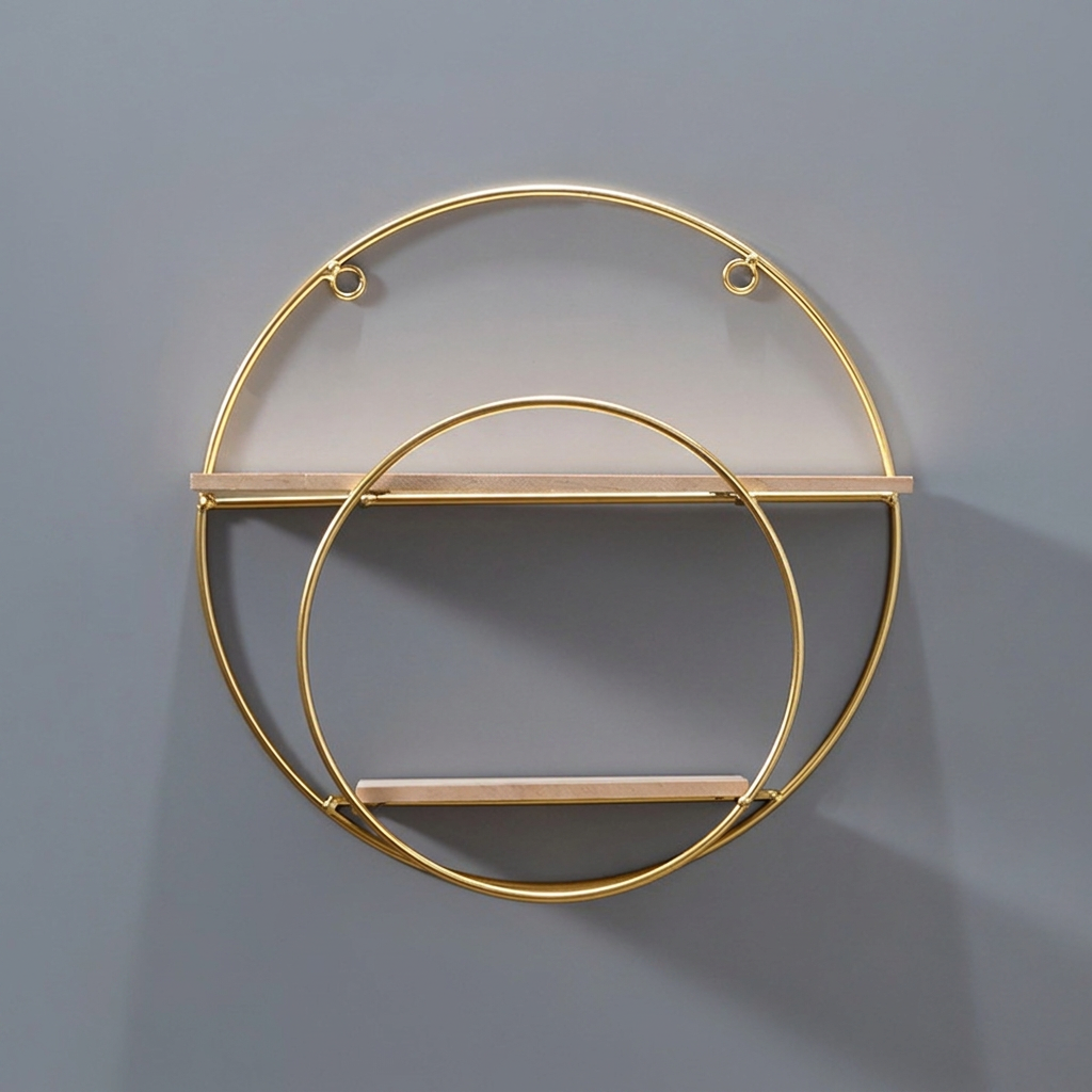 Decorative Wall Shelf, Wall Mounted, Multi Level, Display Shelf