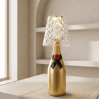 Bottle Lamp Rechargeable LED Touch Control 3 Color Lighting
