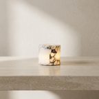 Table Lamp Rechargeable Marble Touch Control USB C Warm White