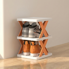 Shoe Rack Collapsible Multi Layer Plastic Storage Organizer