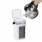 Portable Air Conditioner Compact Cooling Unit Lightweight Geometric Design