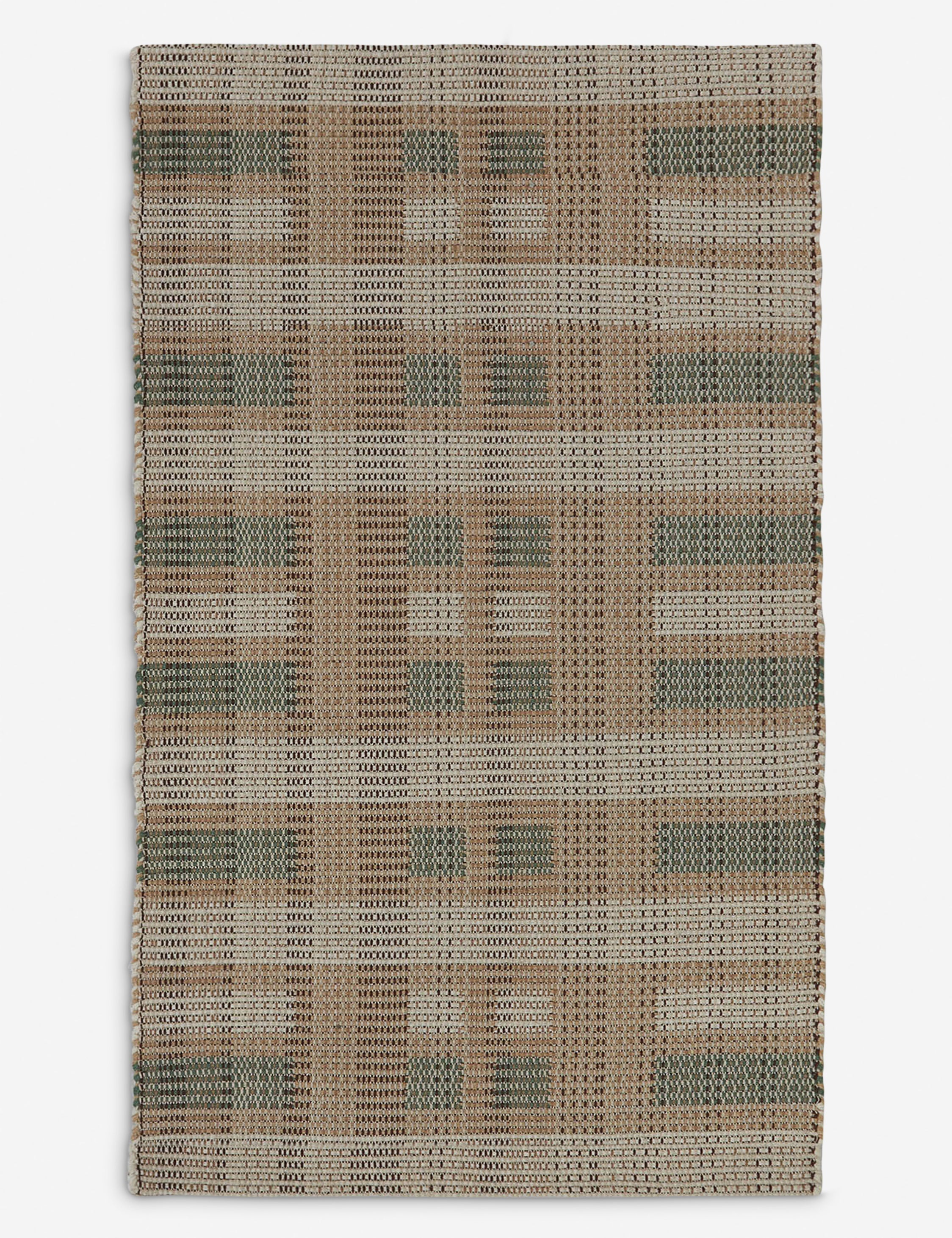 Sora Handwoven Rug | Wool-Blend, Geometric Motif