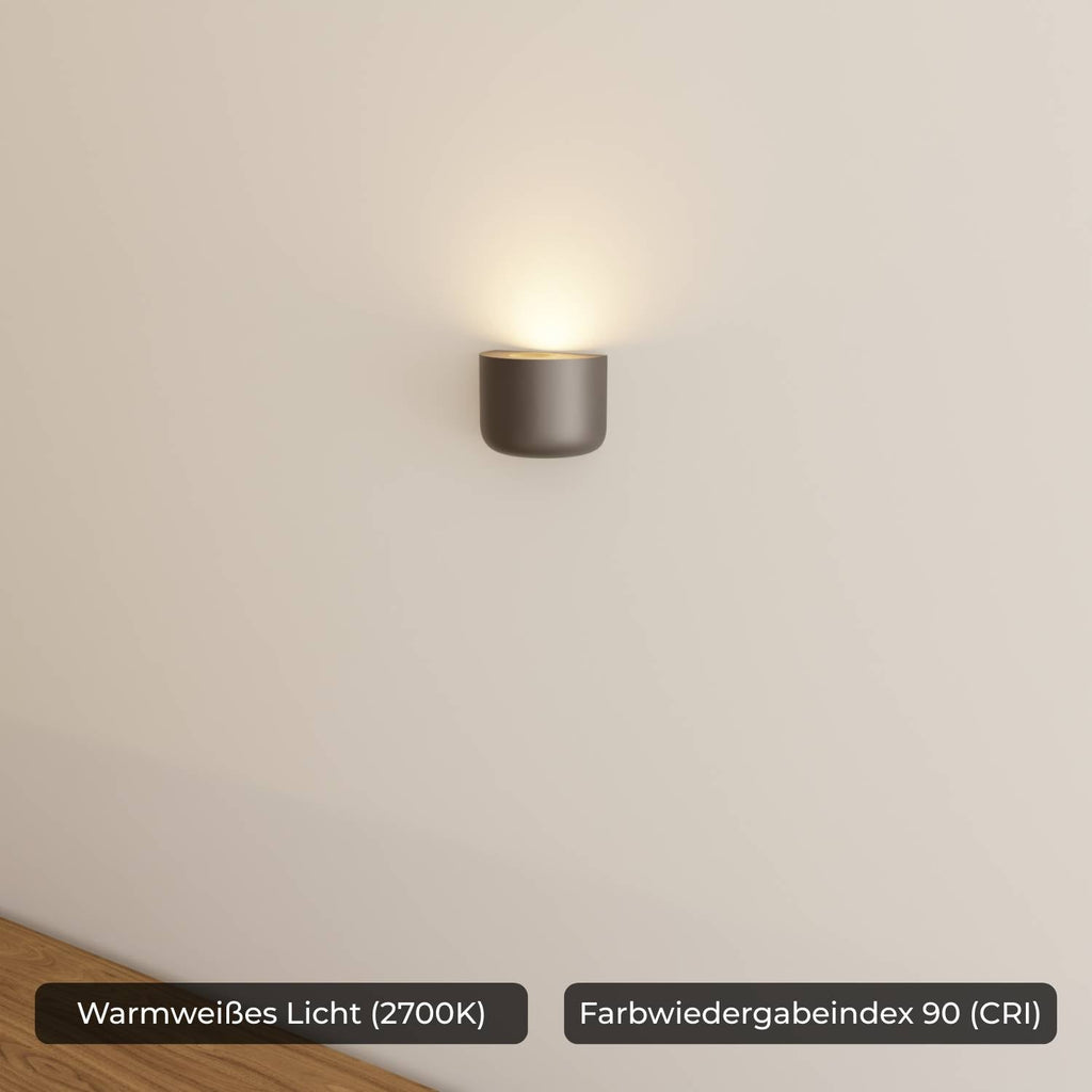 Ivy Wall Light | Soft 2700K Light, CRI90 Color Rendering