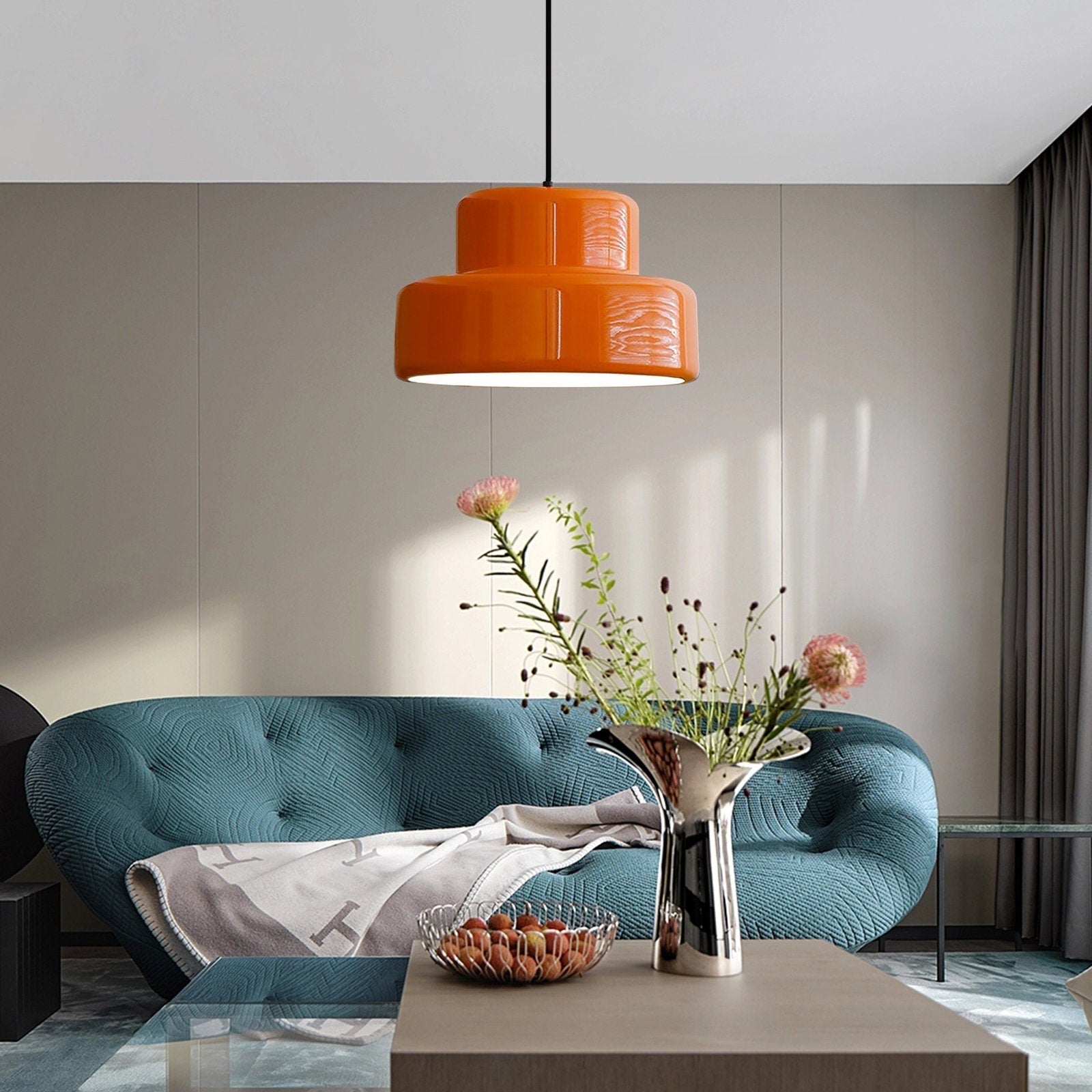Elysia - Bauhaus Card Game Style Hanging Lamp