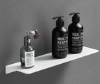 WhiteMatt: Modern Wall Shelves – Robust, Easy to Care for & Hanging with Matte Surface for Bathrooms & Living Spaces