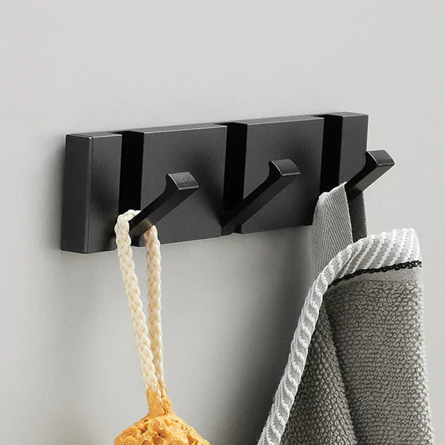 Foldable Space Aluminum Wall Hook – Space-saving & Durable Hanging Hook