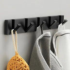 Bello Wall Hooks | Space-Saving Aluminum, Black & Gold
