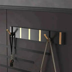 Bello Wall Hooks | Space-Saving Aluminum, Black & Gold