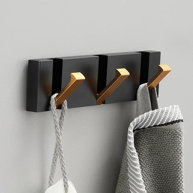 Foldable Space Aluminum Wall Hook – Space-saving & Durable Hanging Hook