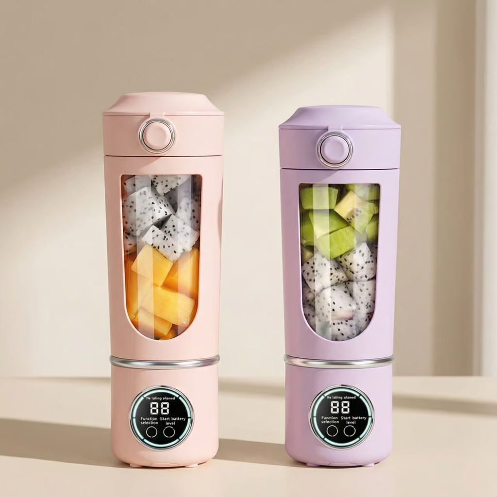 Portable Blender with 12-Blade System for Smoothies and Shakes – Compact and Travel-Friendly