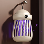 Mosquito Killer Lamp USB Rechargeable 395nm UV Light 3000V Electric Net Quiet Indoor Outdoor