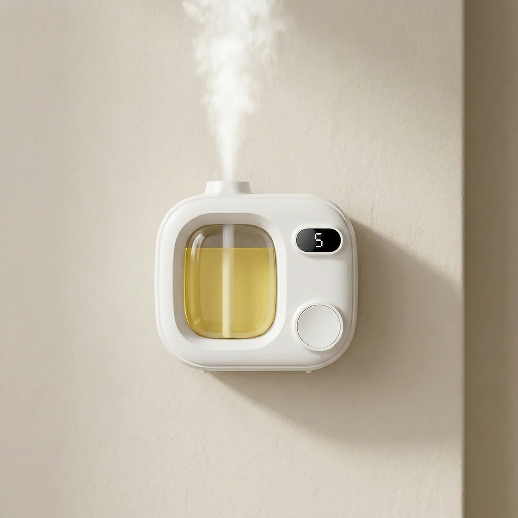 Wall Mounted Automatic Air Freshener - Long-Lasting Freshness for Home