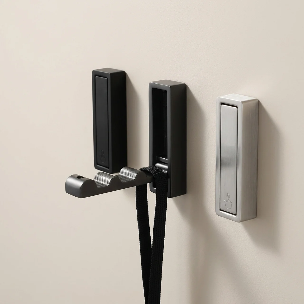 Folding Wall Hook Metal Wall Mounted Foldable Hinge Space Saving Design