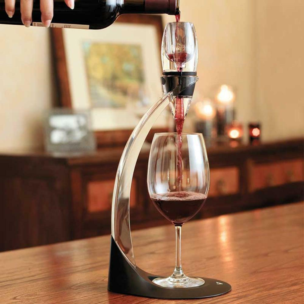 Wine Aerator Set with Aeration Spout Filter and Display Stand