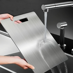 Stainless Steel Cutting Board Durable Steel Easy Clean Food Safe