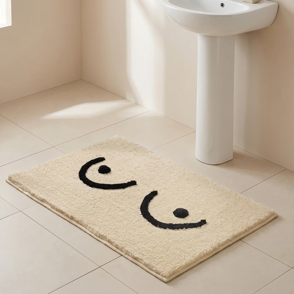 Bath Mat Soft Microfibre Machine Washable Floor Mat