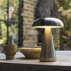 Table Lamp Retro Metal LED Rechargeable USB Powered Bedside Reading Light