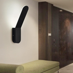 Outdoor Wall Lamp Aluminum LED IP65 Black Facade Lighting