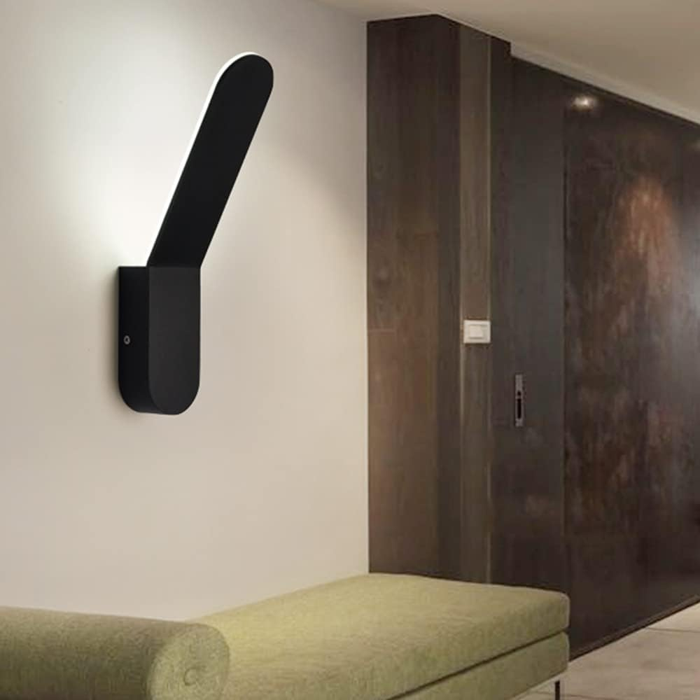 Outdoor Wall Lamp Aluminum LED IP65 Black Facade Lighting