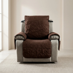 Recliner Slipcover Waterproof Plush Machine Washable Furniture Protector