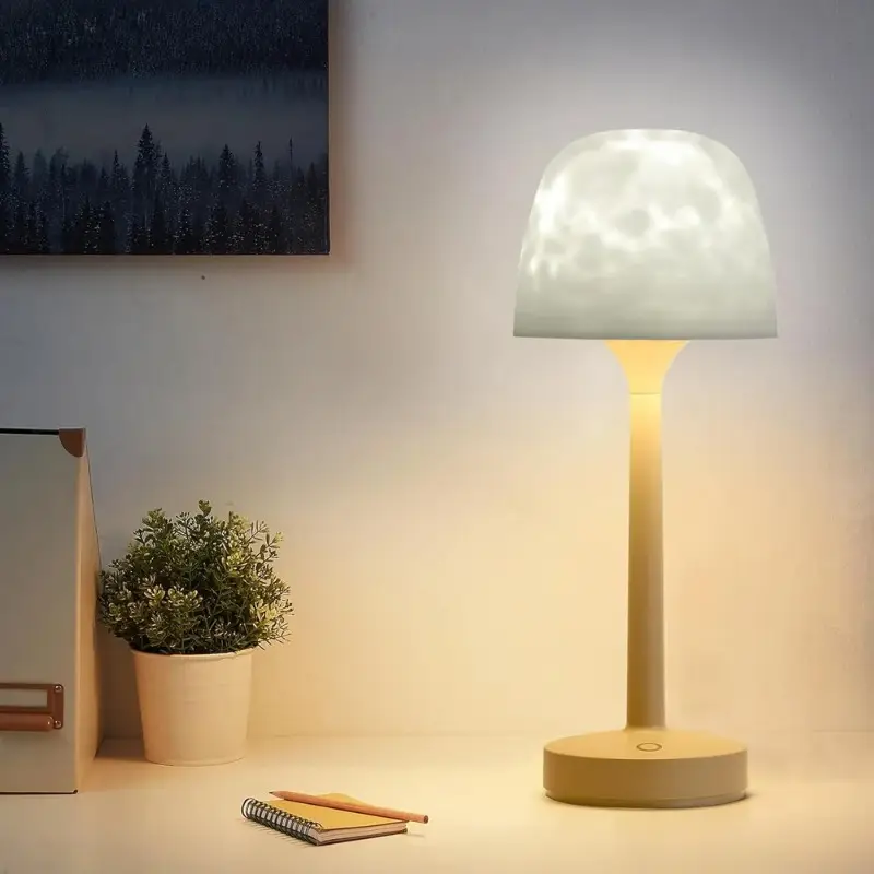 Cordless Projector Lamp with 16 Color Lighting and Water Ripple Projection
