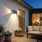 Solar Outdoor Wall Lamp ABS IP65 Waterproof Smart Sensor Lighting