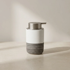 Ceramic Soap Dispenser Matte Ceramic Wide Bottleneck Refillable Pump