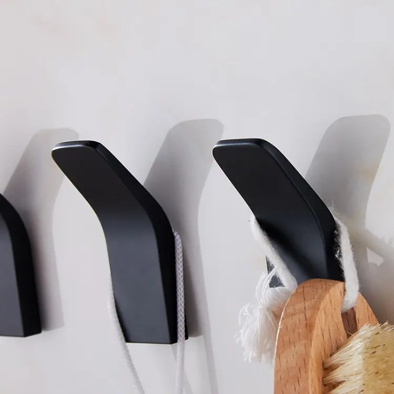 Wall Hooks Finish Wall Mounted Storage Set of 5