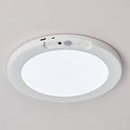 Motion Sensor LED Ceiling Light Warm White Battery Operated Compact Design