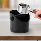 Coffee Knock Box Compact ABS Container with Non Slip Base and Removable Knock Bar
