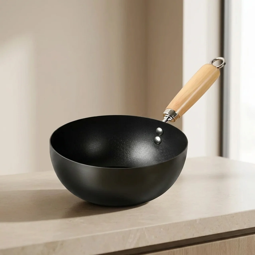 Mini Fry Pan Nonstick Cast Iron Single Serving Design